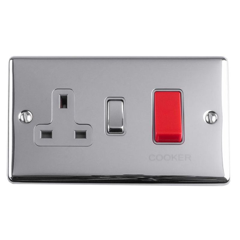 Carlisle Brass 45Amp Switch with a socket