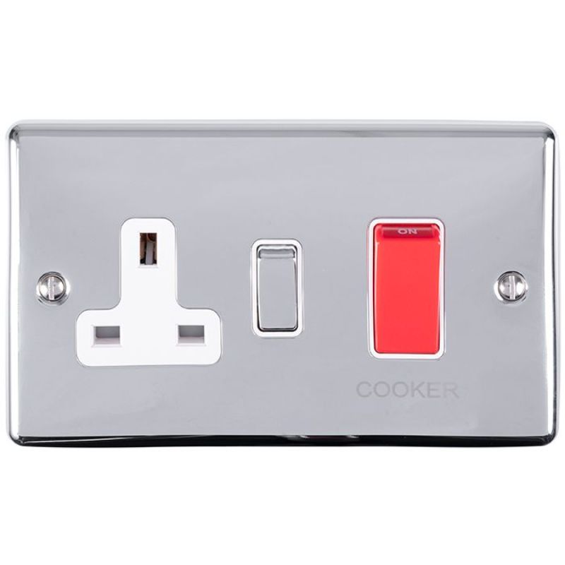 Carlisle Brass 45Amp Switch with a socket