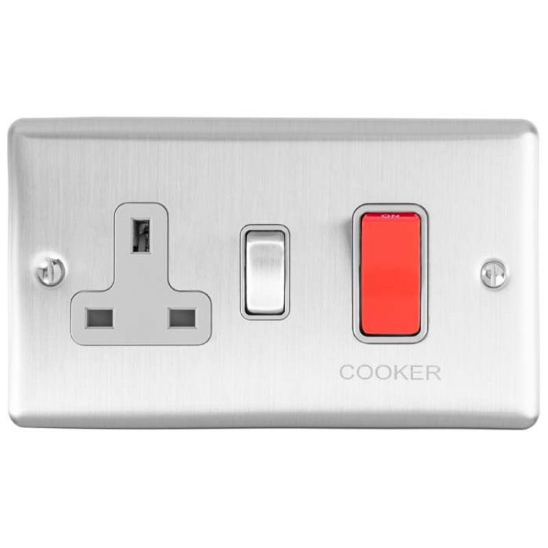Carlisle Brass 45Amp Switch with a socket
