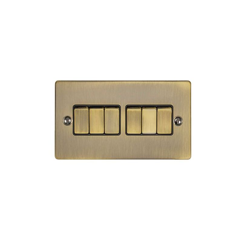 Carlisle Brass 6 Gang Switch