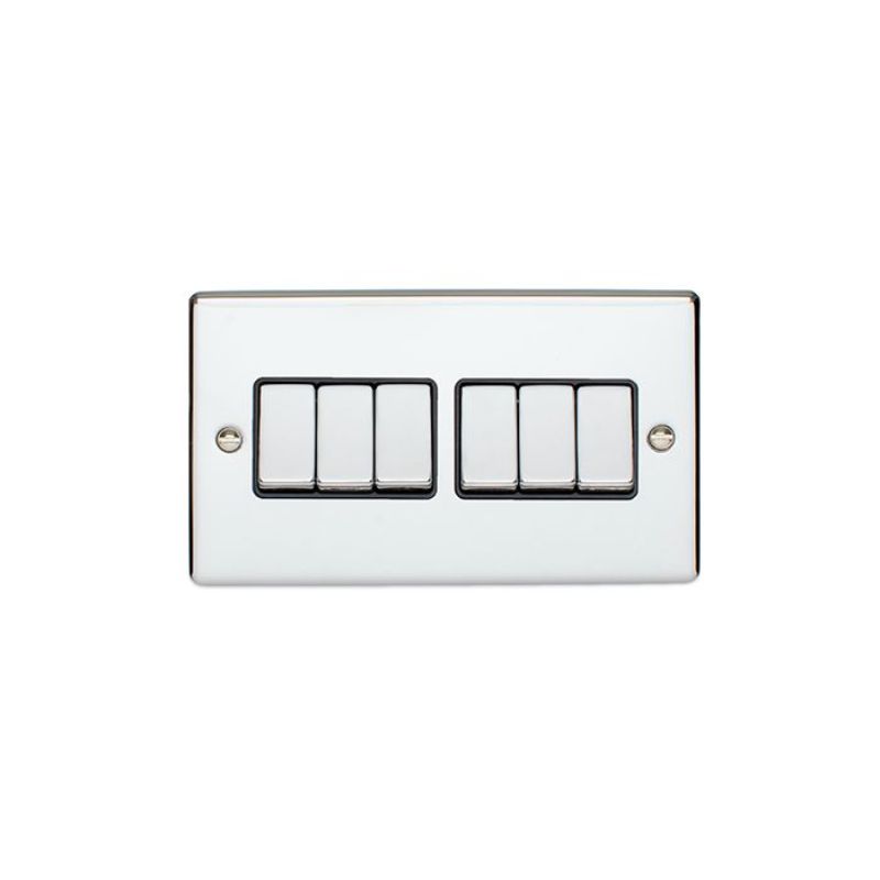 Carlisle Brass 6 Gang Switch