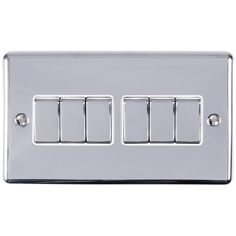 Carlisle Brass 6 Gang Switch
