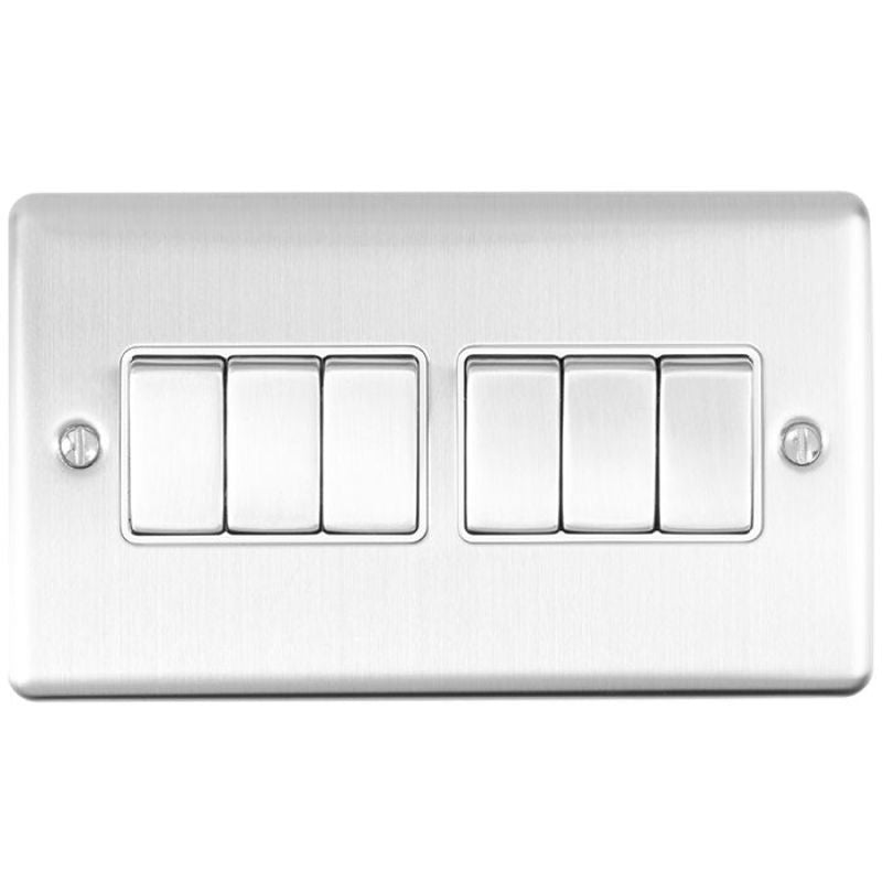 Carlisle Brass 6 Gang Switch