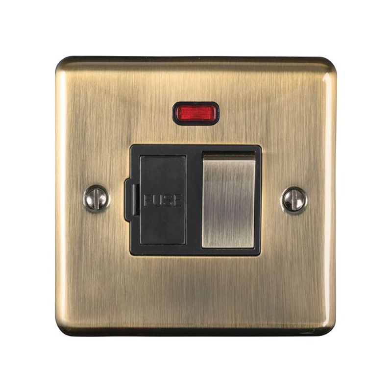 Carlisle Brass Switched Fuse Spur With Neon Indicator