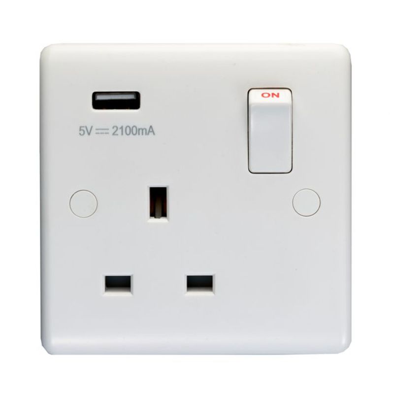 Carlisle Brass 1 Gang USB Socket