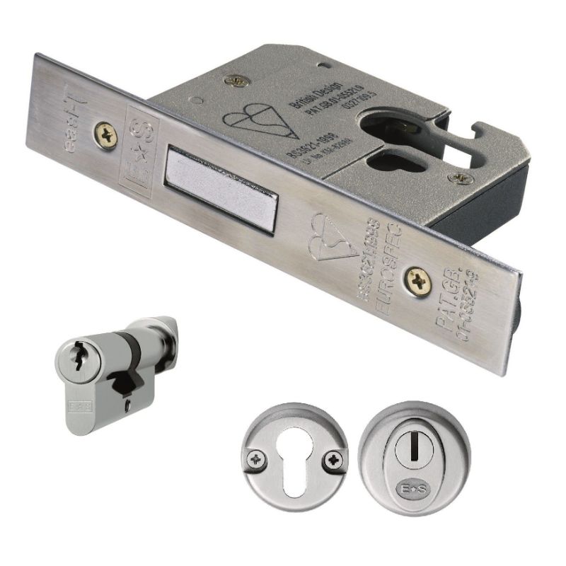 Carlisle Brass Euro Profile BS Cylinder Deadlock 76mm