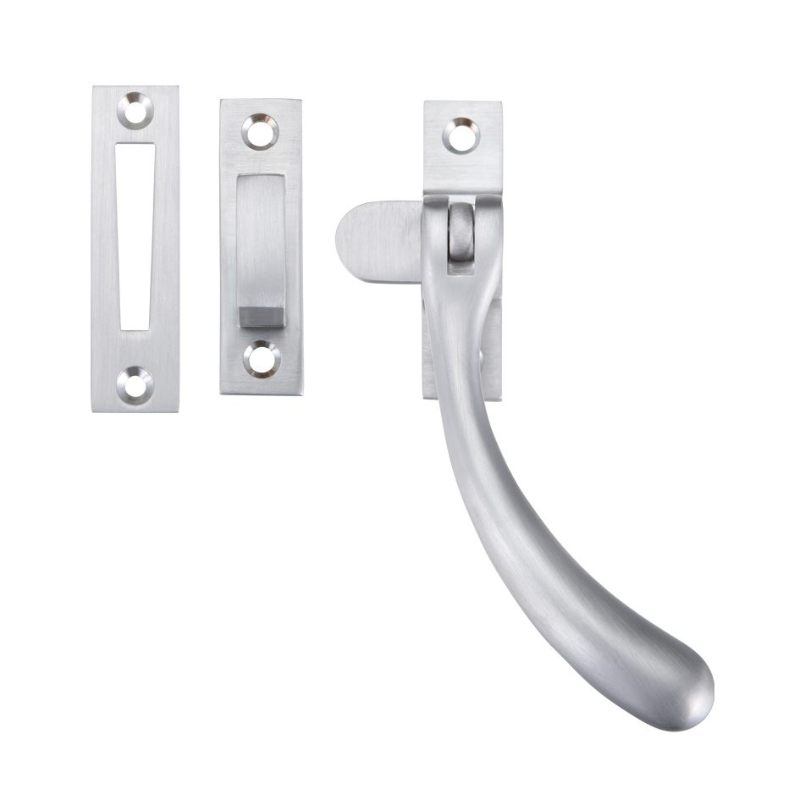 Bulb End Casement Fastener - Standard-Satin Chrome