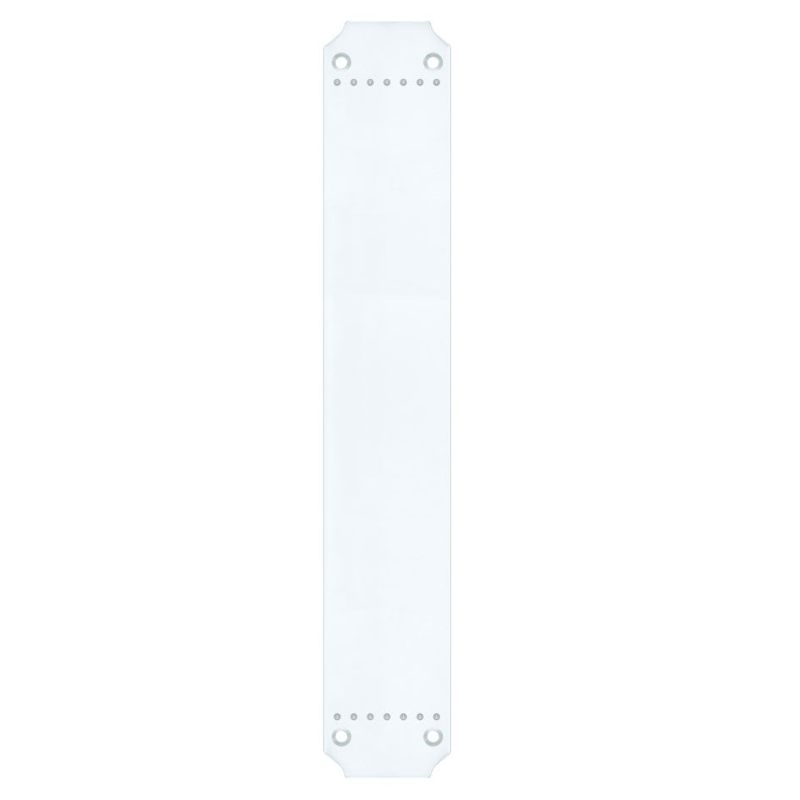 Finger Plate for FB114LCP and FB114RCP - 370 x 64mm-Polished Chrome