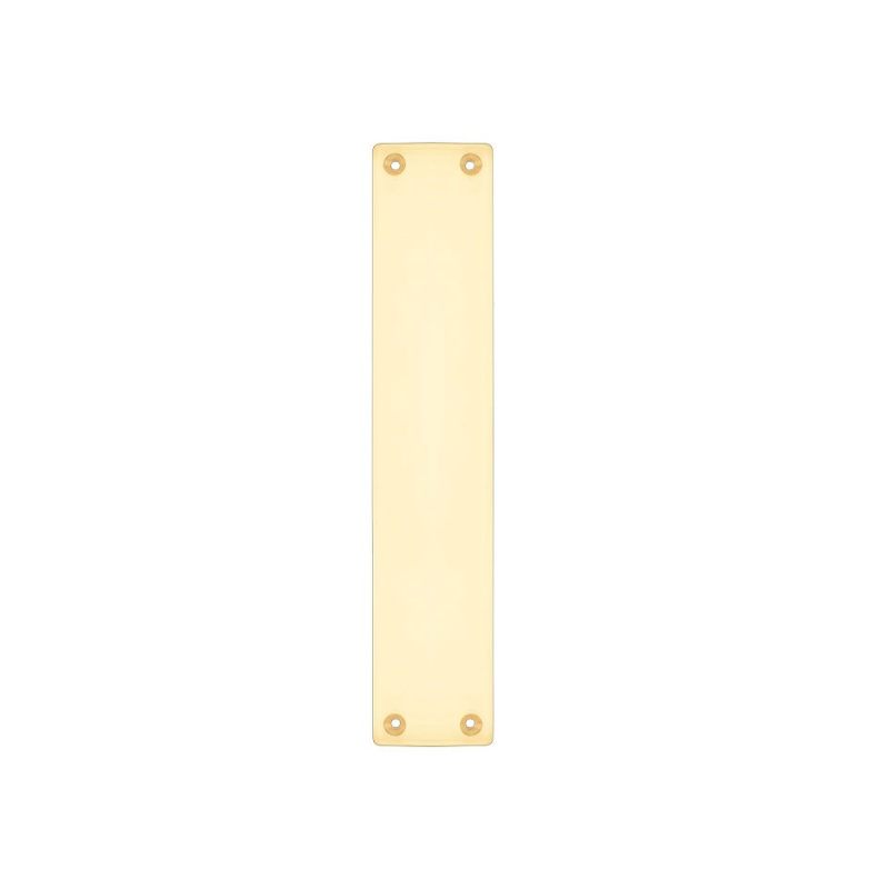 Finger Plate for FB112A - 300 x 60mm-Polished Brass