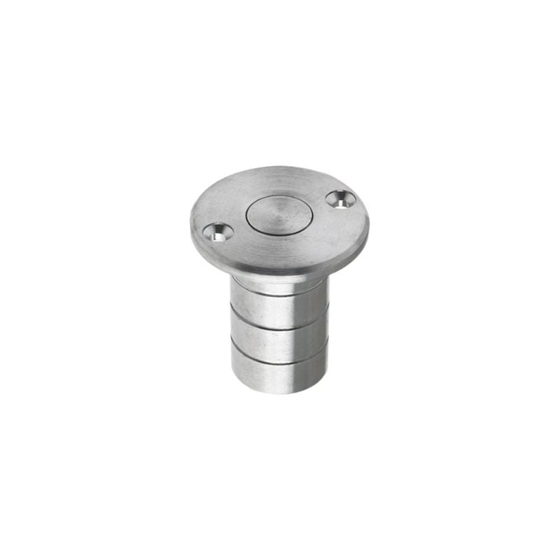 Dust Socket for Flush Bolts - Wood 20mm dia. x 38mm-Satin Chrome