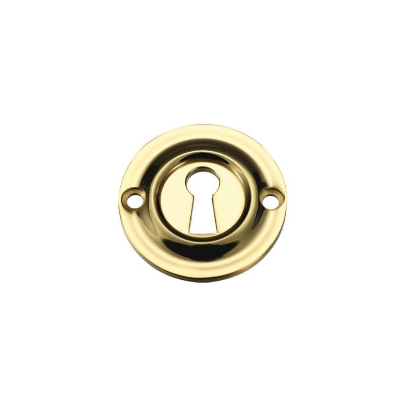 Std. Key Profile Escutcheon-Polished Brass