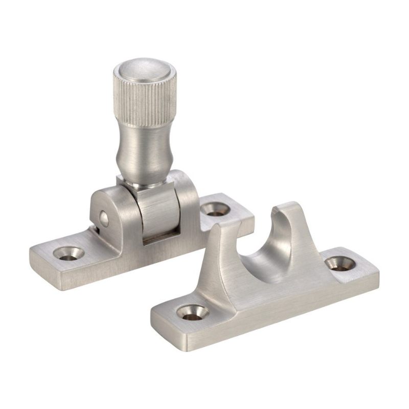 Brighton Pattern Sash Fastener-Satin Chrome