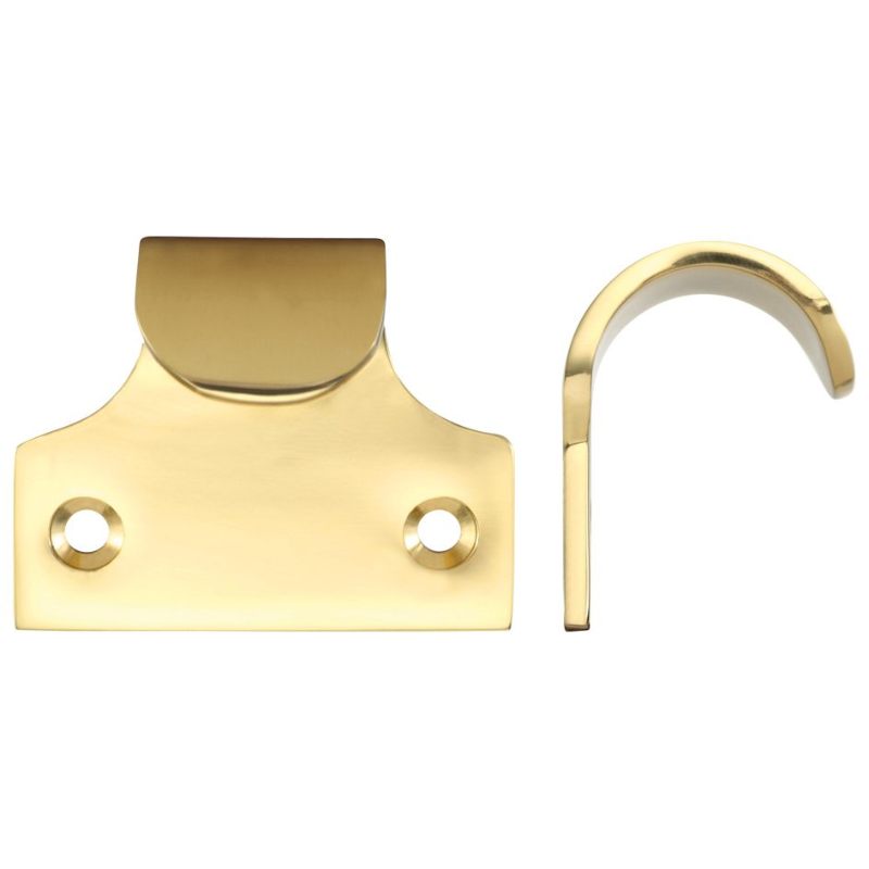 Sash Lift -51 x 48mm - Standard-Polished Brass