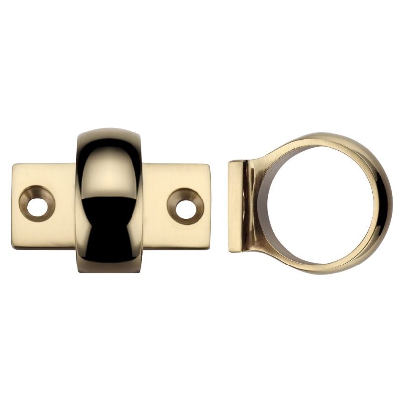 Window Sash Ring -Polished Brass