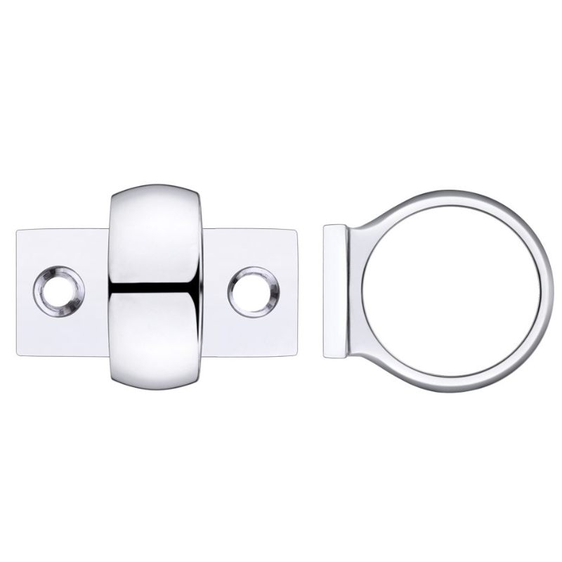 Window Sash Ring -Polished Chrome