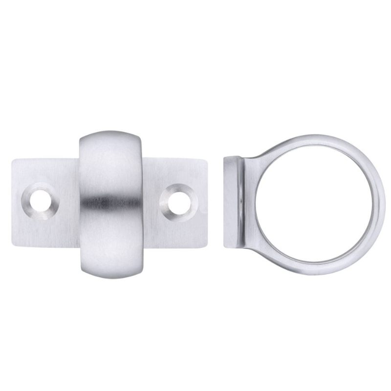 Window Sash Ring-Satin Chrome