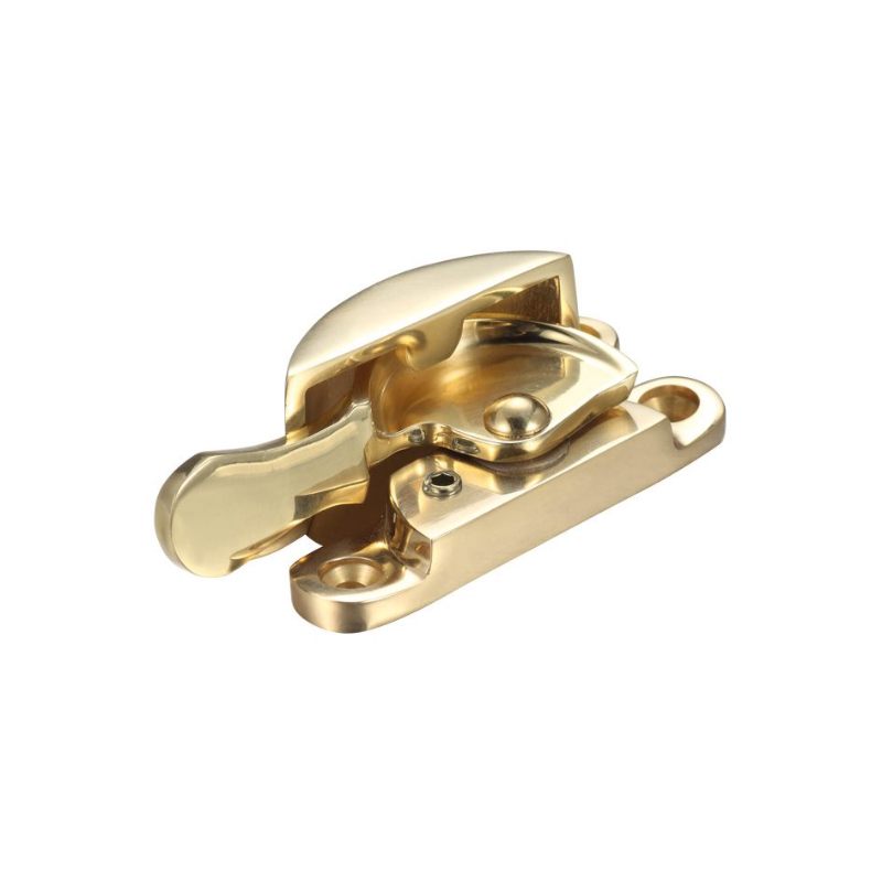 Fitch Fastener c/w Key-Polished Brass