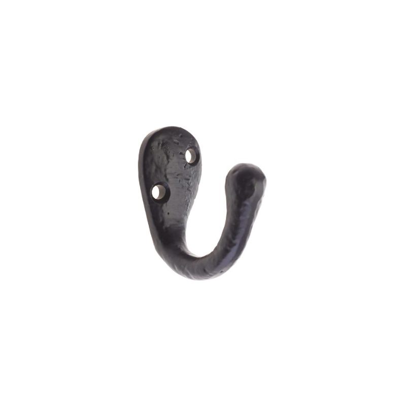 Coat Hook - 1.5"-Black Antique