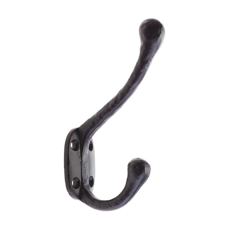 Hat and Coat Hook - 4.5"-Black Antique