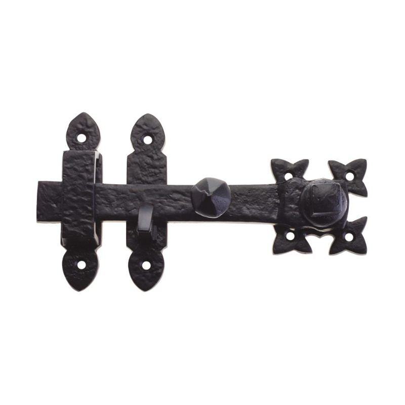 Latch - 2.5" x 7.5"-Black Antique