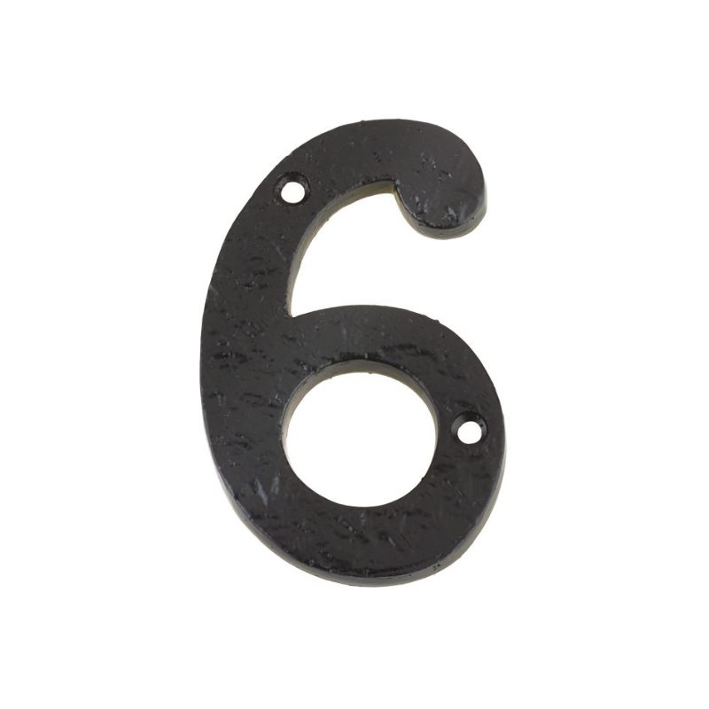 Numeral - No. 6 & 9 - 4"-Black Antique