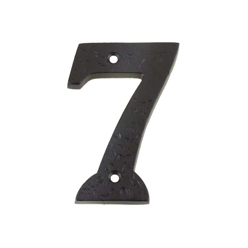 Numeral - No. 7 - 4"-Black Antique