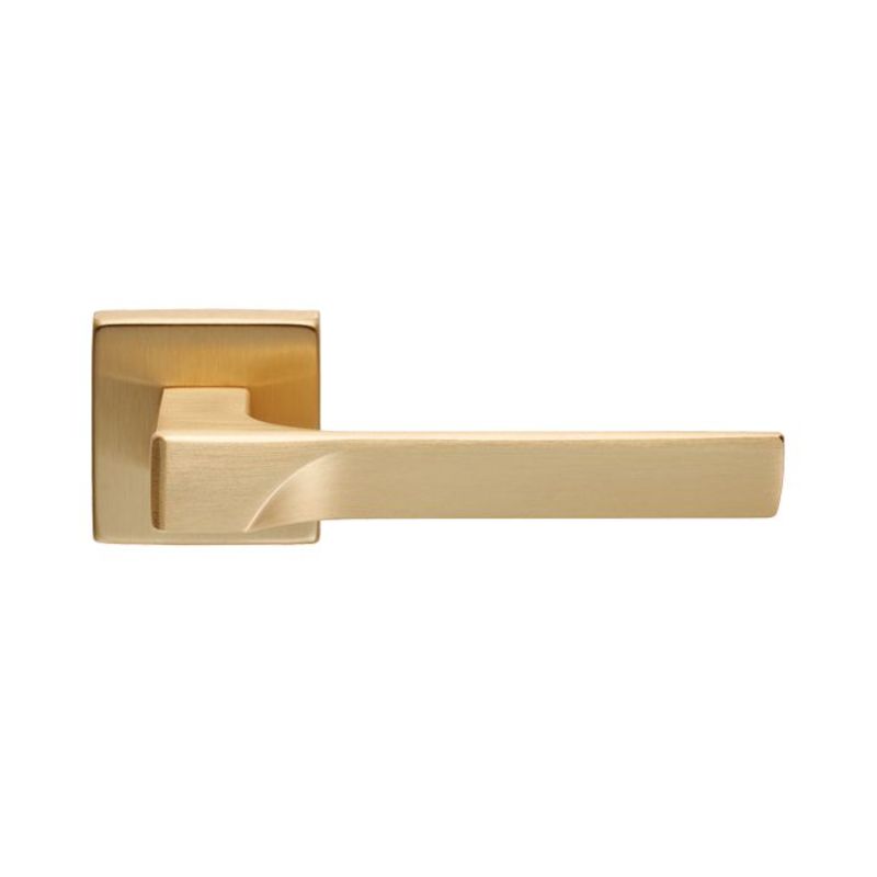 Carlisle Brass Flash Lever on Square Rose Satin Brass