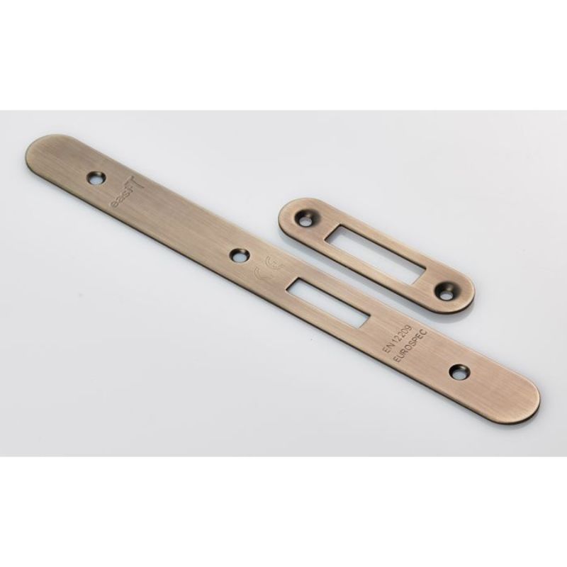 Carlisle Brass Forend Strike and Fixing Pack to suit Din Euro Deadlock (Security) Radius