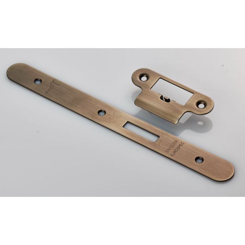 Carlisle Brass Forend Strike and Fixing Pack to suit Din Latch (Security) Radius