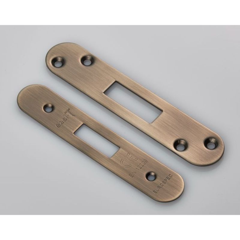 Carlisle Brass Forend Strike & Fixing Pack to suit Architectural Deadlocks (EDS/LDS) Radius