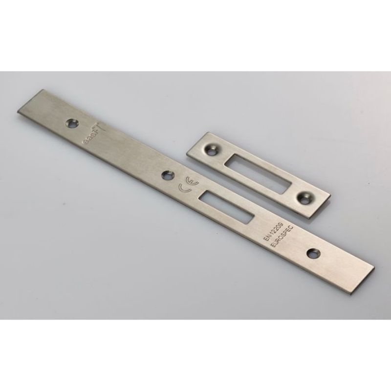 Carlisle Brass Forend Strike & Fixing Pack To Suit Din Euro Deadlock (Security)