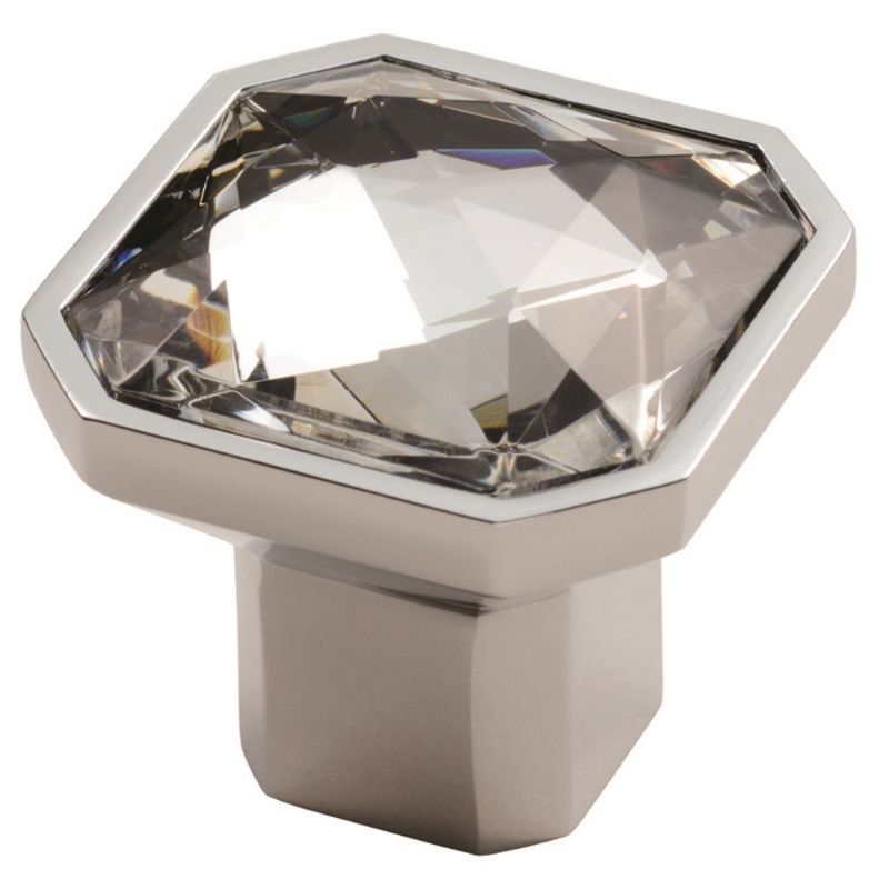 Carlisle Brass Square Crystal Knob 32mm