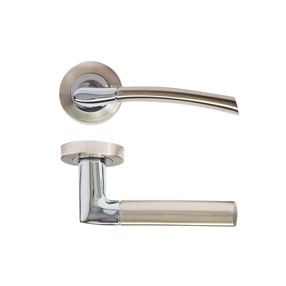 Deanta Hera Handle (Satin Nickel/Polished Chrome)