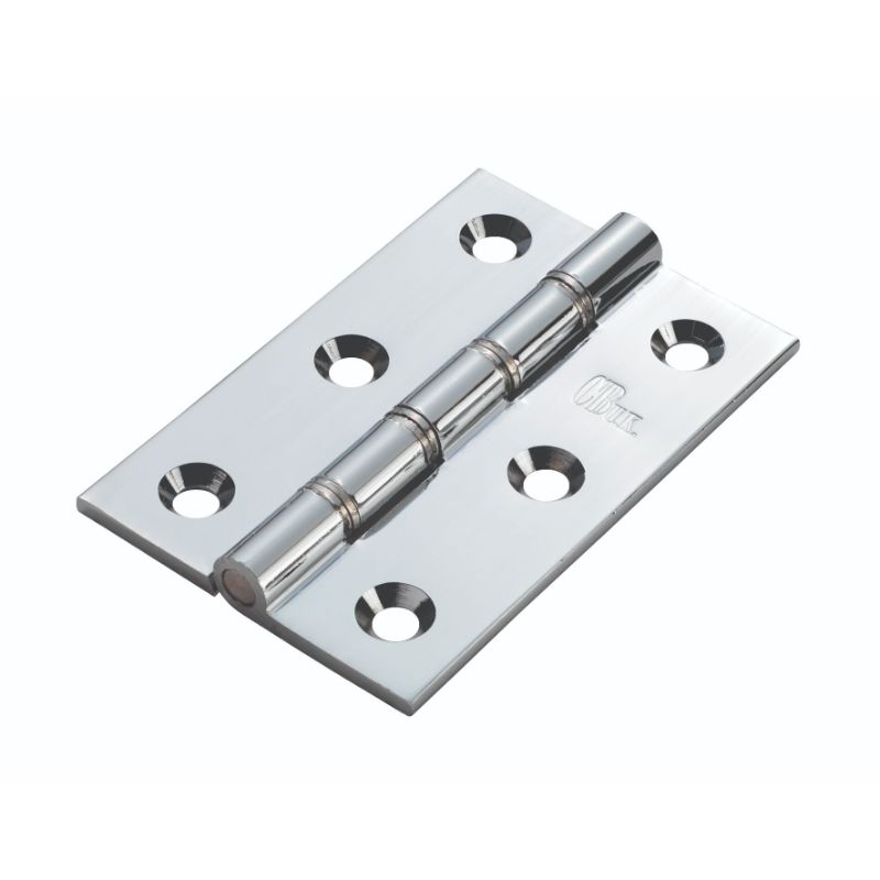 Carlisle Brass HINGE - DOUBLE STAINLESS STEEL WASHERED BUTT (COMPLETE WITH SCREWS)