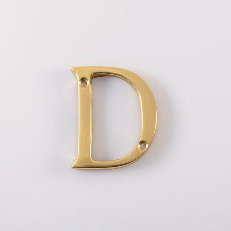 Carlisle Brass Letter D