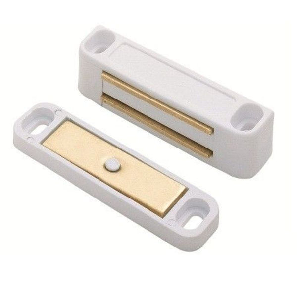 Magnetic Touch Catch Latches – 10-Pack Beige Press Latches For Cabinet Doors & Drawers – Easy Push-to-Close Mechanism