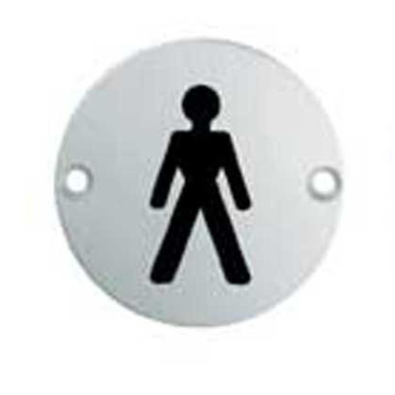 Carlisle Brass Signage Male Symbol