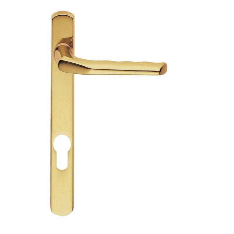 Carlisle Brass Narrow Plate with Straight Lever 92mm c/c