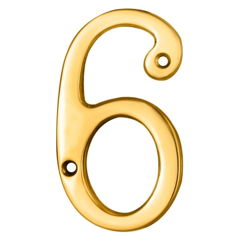 Carlisle Brass Numerals (0-9) Number 6/9