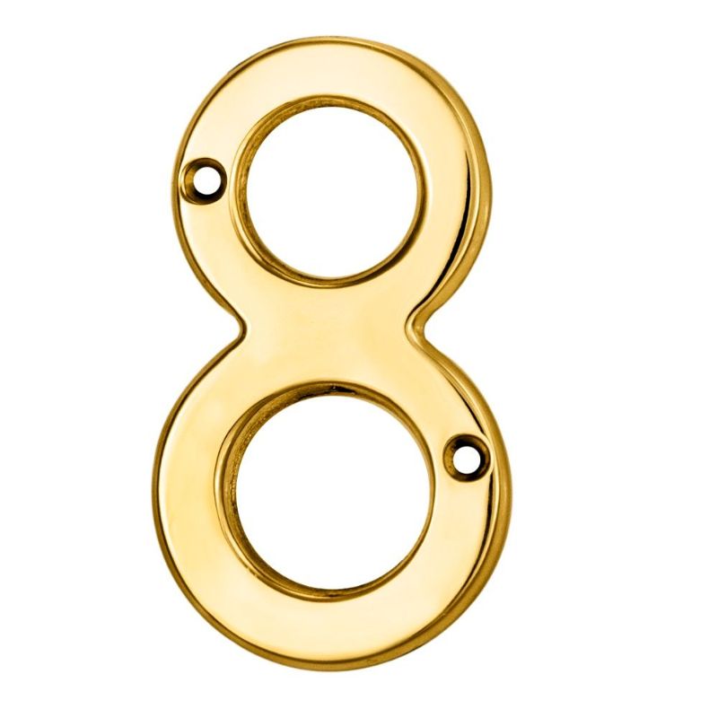 Carlisle Brass Numerals (0-9) Number 8