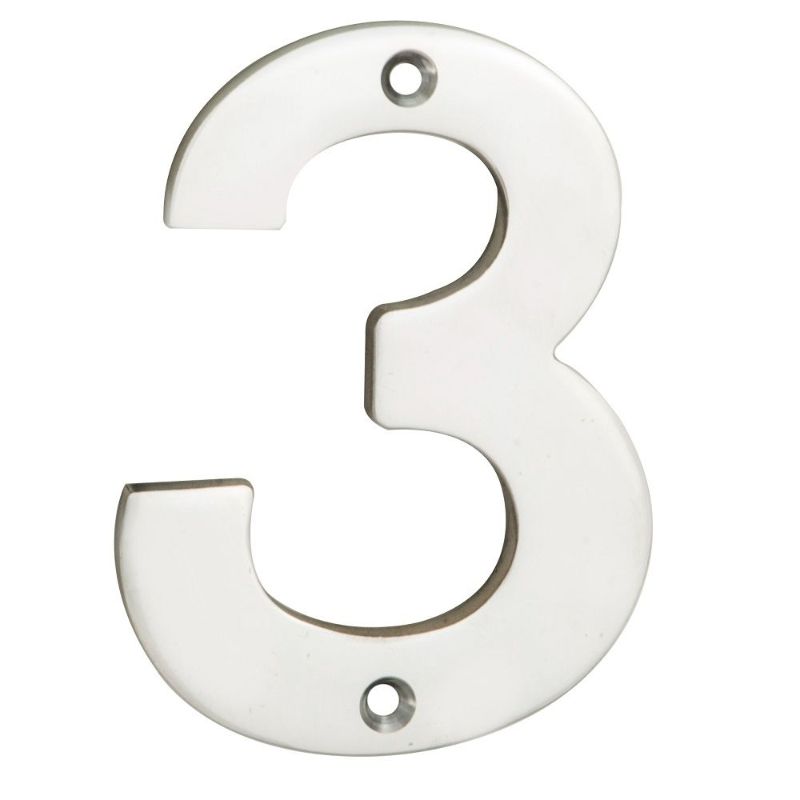 Carlisle Brass Numerals Number 3