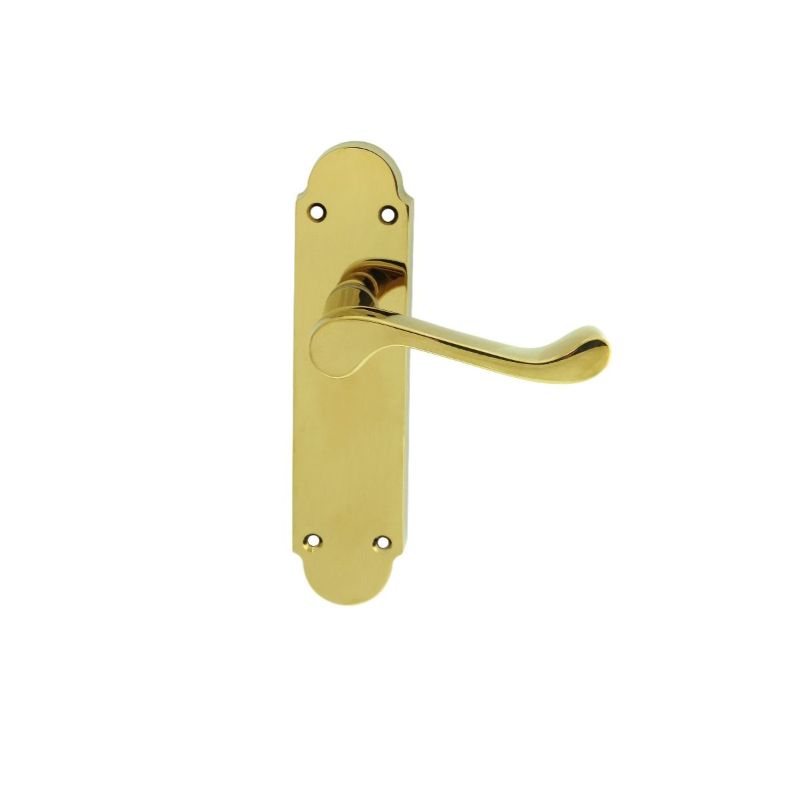 Carlisle Brass Oakley Lever on Latch Backplate