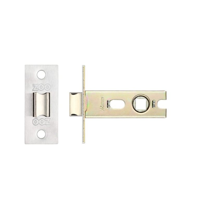 Project Tubular Latch 64mm - Bolt Through-Satin Stainless