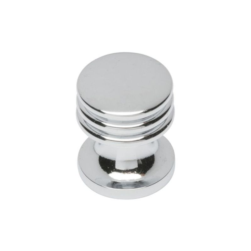 Carlisle Brass Ringed Knob Polished Chrome