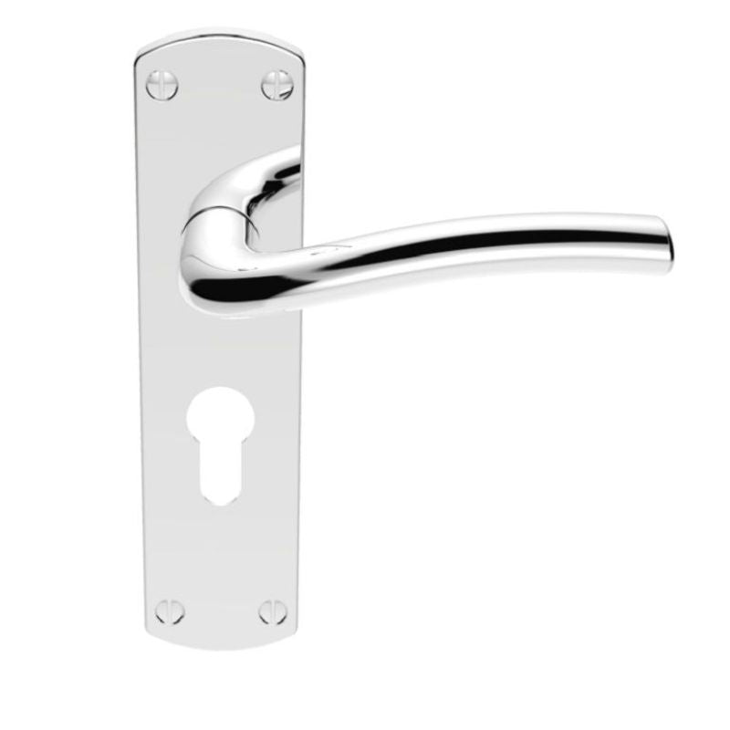 Carlisle Brass Serozzetta Cuatro Lever on Euro Lock Backplate