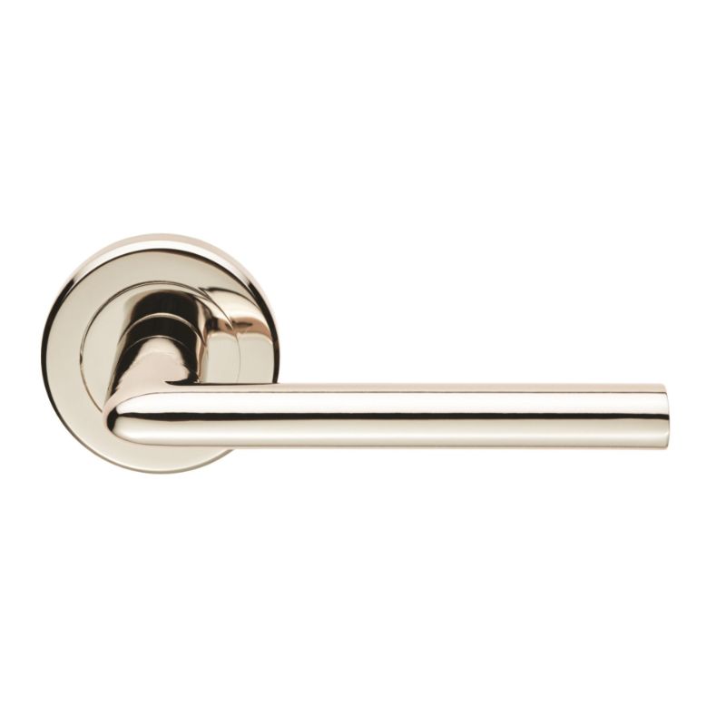 Carlisle Brass Serozzetta Dieci Lever On Rose Polished Nickel Retail Packaging