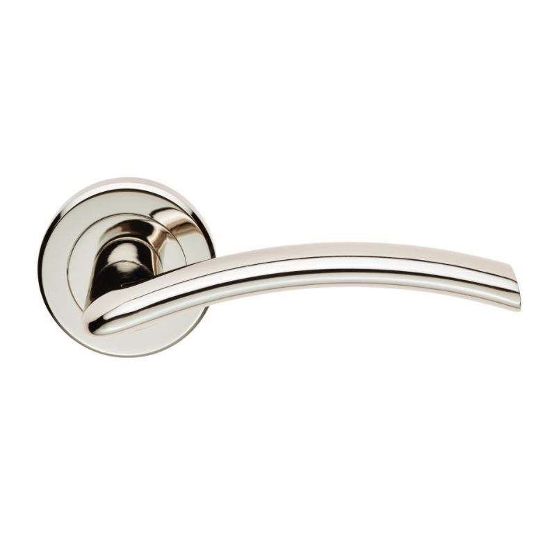 Carlisle Brass Serozzetta Trenta Lever On Rose Polished Nickel Retail Packaging