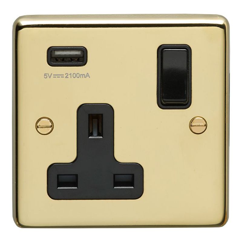 Carlisle Brass 1 Gang USB Socket