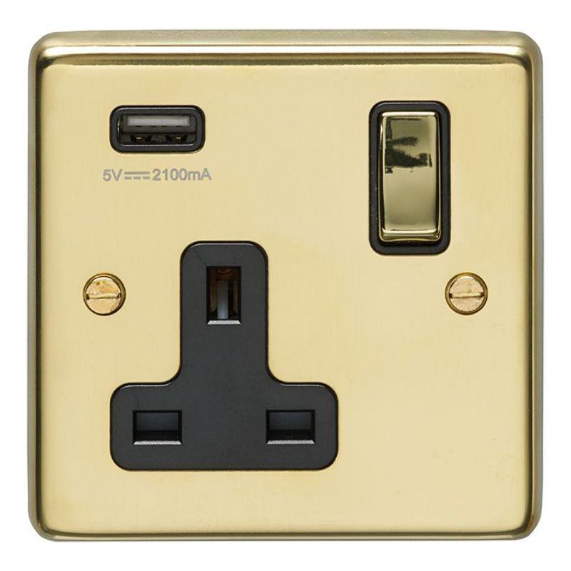 Carlisle Brass 1 Gang USB Socket