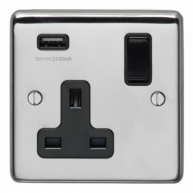 Carlisle Brass 1 Gang USB Socket